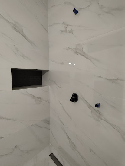 Łazienka Wiry — realizacja Luskado, Dom Bliźniak 90 m²